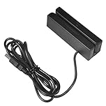 Nikou Credit Card Reader, USB Credit Card Reader,MSR580 Magnetic Strip Card Reader 3 Tracks Mini Mag Hi-Co Swiper 1 Pack
