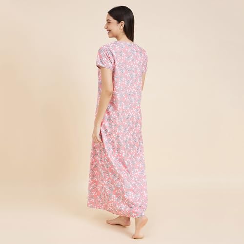 Image of Sweet Dreams Women's Cotton Maxi Casual Night Shirt