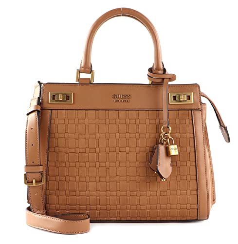Guess Katey Luxury Satchel Tan