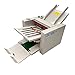 BREVELTION Document Folder Automatic Paper Folding Machine with Four Folding Tray Digital Display Adjustable Speed for Folding Files Business Letters Product Manuals Instructions