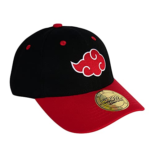Casquette Naruto Akatsuki noire visière curve accessoire homme
