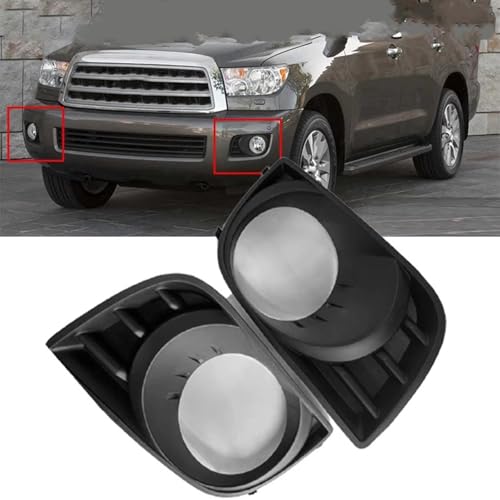 Reemplazo parachoques delantero: cubiertas de luces antiniebla para Toyota Sequoia 2008-2017 2