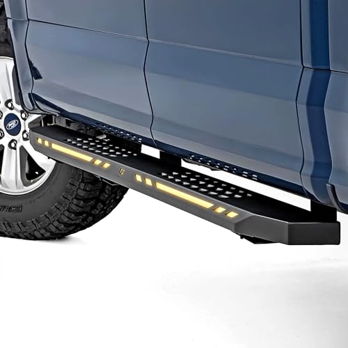 Estribos LED Rough Country para Ford F-150 y Camionetas 2015-2026 miniatura 1