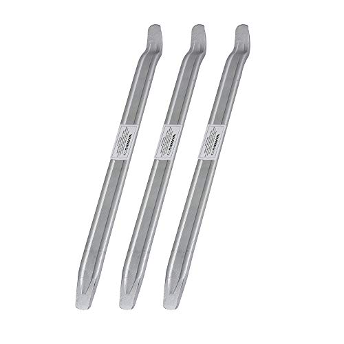 Kosma - Kosma 16 Inch Heavy Duty Metal Tyre Lever Set (3 Pc) - Tire Remover Repair Tools for Bikes, Motorbikes & Cars