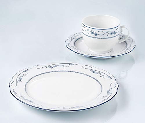 Seltmann Weiden 18 Piezas | Set para 6 Personas | Serie Desiree Blanco | Servicio Incluye Cada 6 Plato de Desayuno, Taza… - Imagen 3