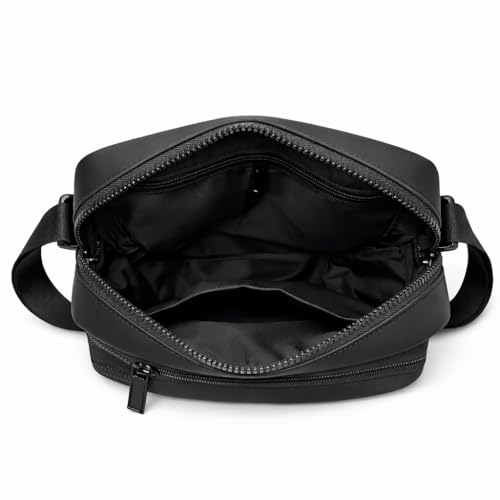 Image of KUNCHI VECTOR Crossbody Sling Bag for Men | Premium Water-Resistant Fabric | Multiple Compartments | Adjustable Strap | Metal Zipper | Gift for Men | Office, Daily Use, Casual & Outdoor