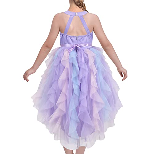 Sunny Fashion Girls Halter Dress with Sequin Detail