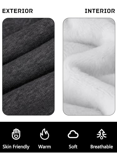Resinta 4 Pack Girls Winter Warm Fleece Lined Leggings Thick Thermal Tights Pants Soft Stretchy Leggings3