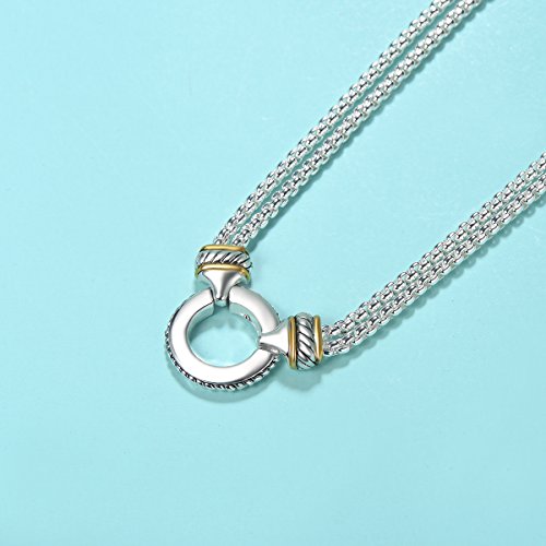 Uny Designer Inspired Short Necklace 45Cm + 5 Cm 3Mm Box Chain Classic Elegant Vintage Antique Jewelry #TOP5