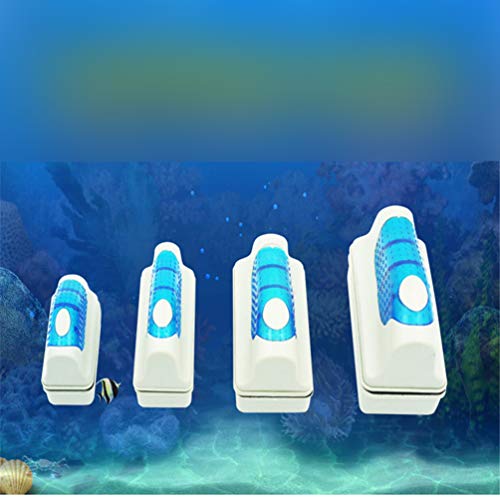 LaVibe Glasborstel voor aquaria, dubbelzijdige reinigingsborstelreiniger voor aquaria, drijvend, herbruikbaar - S - Afbeelding 3