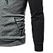 Mens Hoodies Gym Athletic Workout Fashion Hooded Shirt Color Block Slim Fit Sweatshirt Long Sleeve Drawstring Hoodie