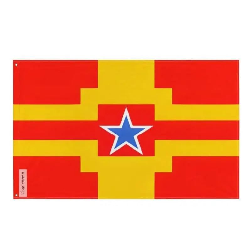 Drapeau Langley résistant toutes tailles pour mât sans œillet