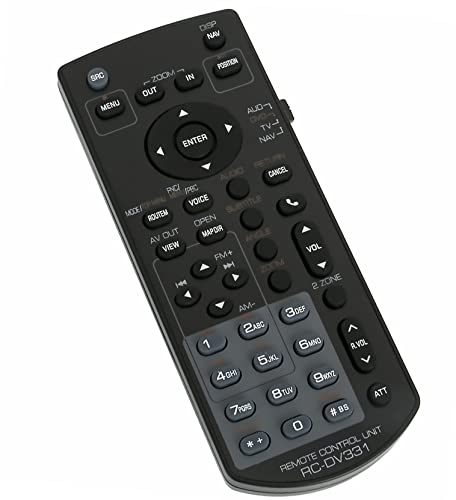 VINABTY Replacement Remote Control Fit for Kenwood Navigation DVD Receiver Monitor DDX374BT DDX340BT DDX24BT DNX-890HD DNX772BH DDX26BT DMX 7704S Remote RC-DV331 KNA-RCDV331 - Image 3