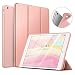 Produktbild MoKo Hülle Passend für iPad Mini 3/2 / 1, Dünn Leicht Cover mit Auto Schlaf/Wach Funktion, Translucent Matte Rückseite Perfekt für Apple iPad Mini 1/Mini 2/Mini 3 - Rose Gold