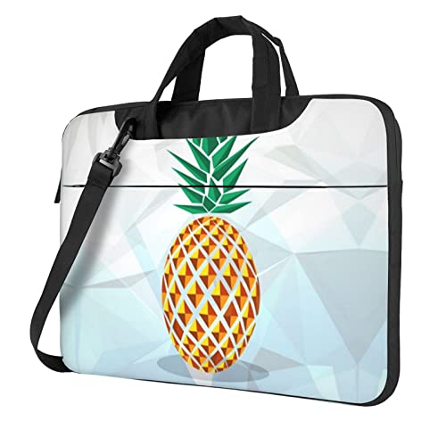 Sac d'ordinateur portable géométrique avec poignées renforcées bureau