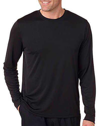 Hanes Adult Cool Dri Long-Sleeve Performance T-Shirt, Blk, Large Hanes Adult Cool Dri Long-Sleeve Performance T-Shirt, Blk, Large
