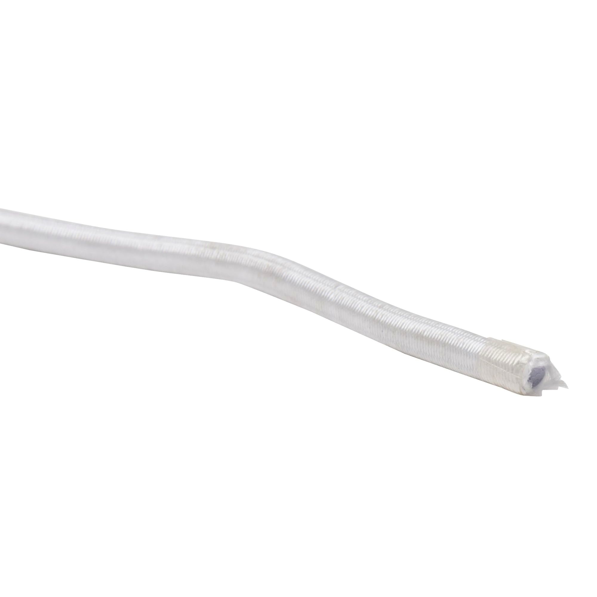 WERKA PRO Weißer elastischer Spannbänder Ø 8mm x 20m