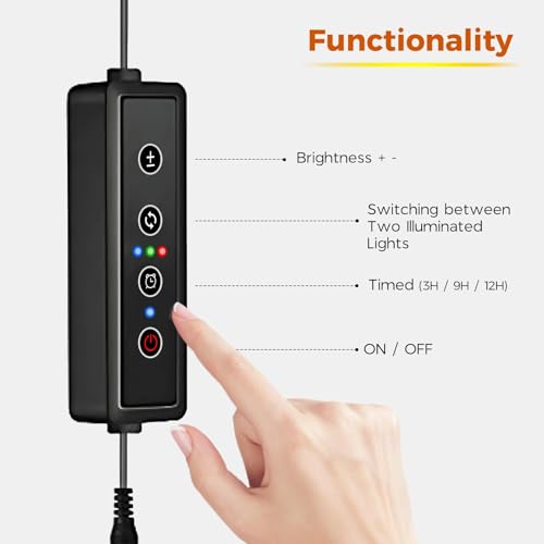 Bamworld Plant Stand with Grow Light Plant Shelf for Mutiple Pots 3 Tiers Ladder Plant Holder for Living Room Patio Boho Home Decor for Gardening Warm Light