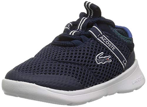 Lacoste Kid's LT DASH Shoe, navy/blue, 6.5. Medium US Toddler