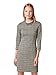 Produktbild TOM TAILOR Damen Kariertes Turtle Neck 1012907 Kleid, Grau (Black White Yellow G 19092), (Herstellergröße: 34)