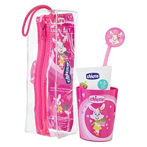 Chicco Estuche Cepillo de Dientes para Niños con Vaso y Capuchón Cover