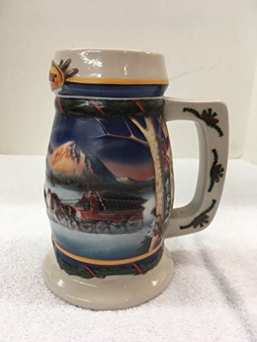 Budweiser 2000 Holiday in The Mountains Stein