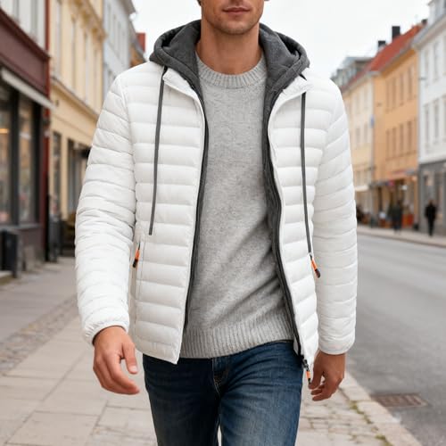 Veste à capuche homme pliable fine contre la fraîcheur - 2