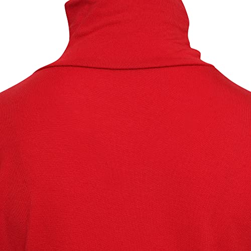 Image of Loxdonz Girls Long Sleeve Turtleneck Tee Shirt Kids Casual High Neck Tops T-Shirts | Youth Size 3-14