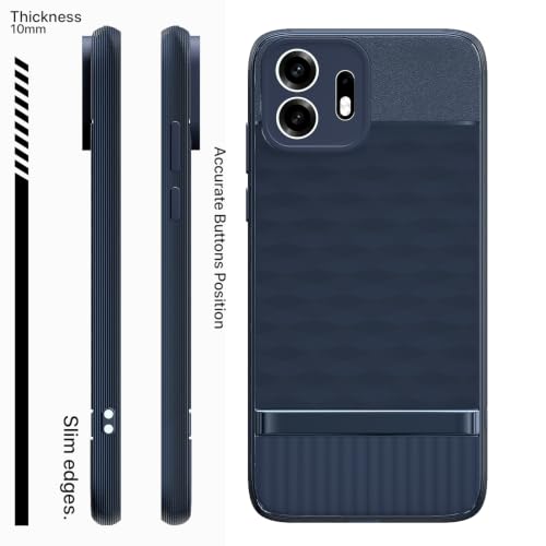 Image of Outlouders Back Cover for OnePlus N6 5G | Full Camera Protection | TPU Soft Flexible Shockproof Bumper Case (Blue)