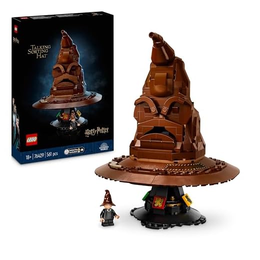 LEGO Harry Potter Talking Sorting Hat Set, Model Kit for Adults to build with 31 Randomised Sounds and a Character Minifigure, Wizarding World Gifts for Men, Women, Him or Her 76429