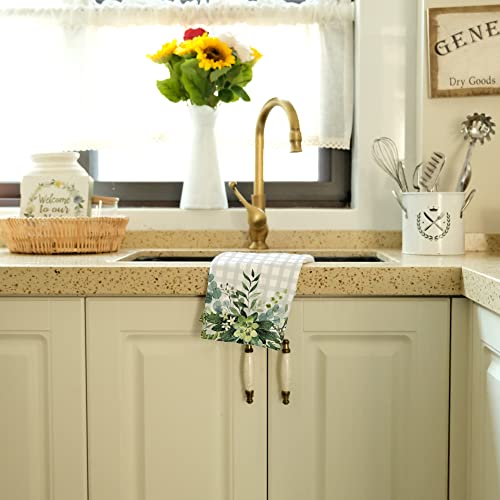 GEEORY-Monogram-Letter-I-Kitchen-Towels-for-Home-Decor-Eucalyptus-Leaves-Family-Last-Name-Initial-Dish-Towels-18×26-Inch-Ultra-Absorbent-Bar-Drying-Cloth-Hand-Towel-Bathroom-Decorations-Set-of-2 GEEORY Monogram Letter I Kitchen Towels for Home Decor Eucalyptus Leaves Family Last Name Initial Dish Towels 18×26 Inch Ultra Absorbent Bar Drying Cloth Hand Towel Bathroom Decorations Set of 2