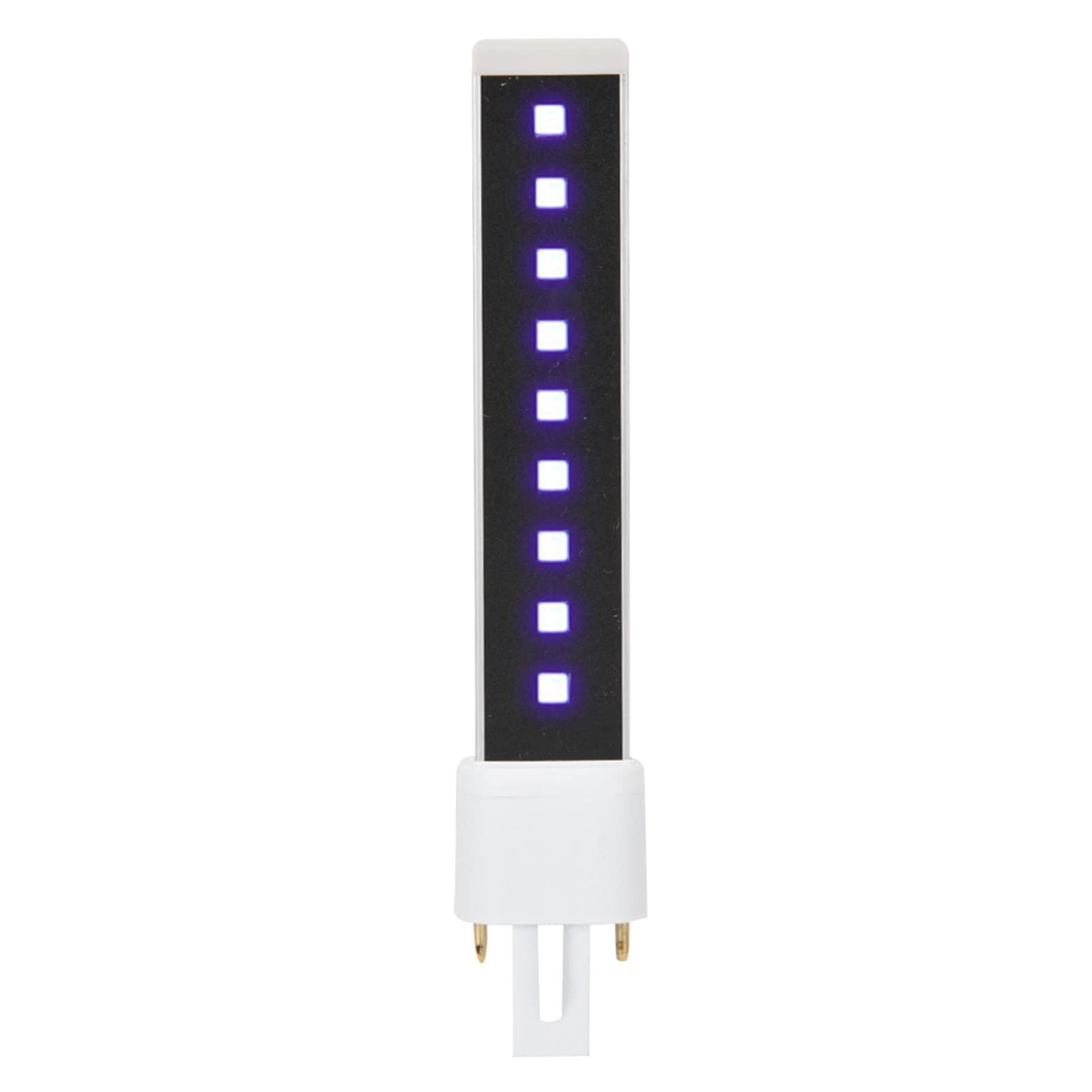 Yinhing Żarówka z lampą UV, 365 405 Nm Podwójne źródło światła LED 9 W Żarówka do Suszarki do Paznokci z obrotową konstrukcją, Szybkie Utwardzanie Przez 15 30 S, Kompatybilna z Lampami