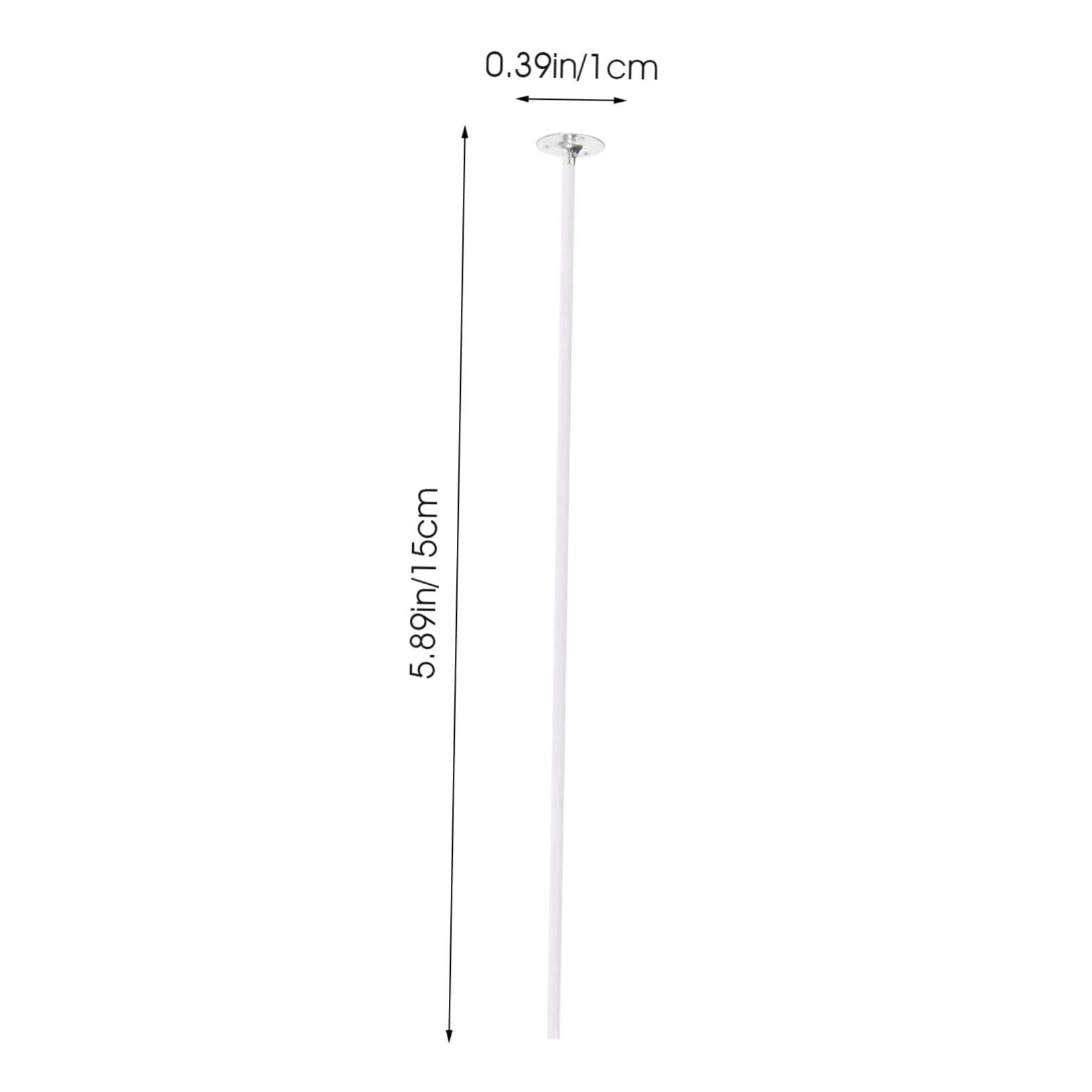 Beatifufu Candle Making Wicks Metal Base 100pcs DIY Candlewick Replacement for Decorative and Scented Candles