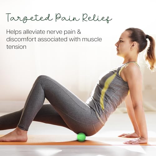Image of Wiselife Deep Tissue Foot Massager Ball | High Density Massage Roller For Pain Relief, Physiotherapy For Back, Foot & Hand | Trigger Point Therapy Massage Ball For Recovery (Green)