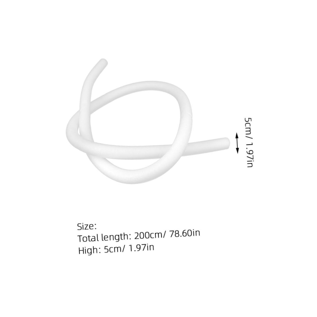 NUOBESTY 5 Pezzi Schiuma per Riempimento Fessure Striscia Filler per Calcestruzzo Versatile per Progetti Edili