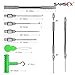 SAMSFX Carp Fishing Baiting Rigs Tool Kit Set Fishing Bait Needle Swinger Driller Kit Combo (Aluminum Alloy Handle)