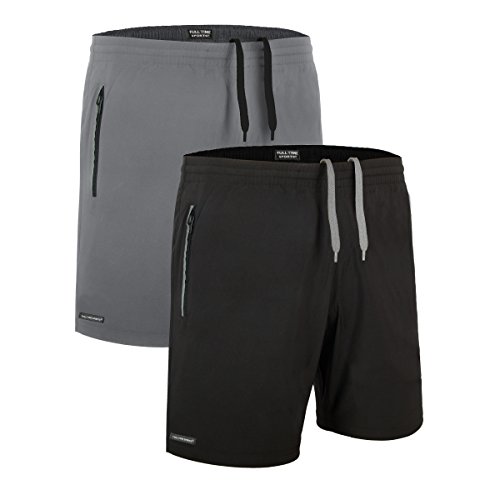 FULL TIME SPORTS Two Pack Running and Gym Shorts Xx-Large