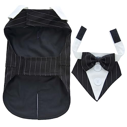Traje de Esmoquin para Perro BESPORTBLE XL Negro