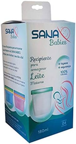 Potes de Leite Sana Babies, Sana Babies, Translucido, único