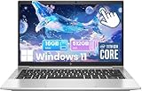 HP EliteBook 830 G8 Touchscreen Business Laptop, 13.3' FHD(1920x1080), Intel i7-1185G7 3.0GHz, 16GB DDR4 RAM, 512GB SSD, QWERTY Keyboard, Webcam, Windows 11 Pro (Renewed)