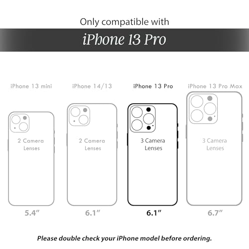 Image of COCOMII Rectangle for iPhone 13 Pro Case, Ivory Tortoiseshell