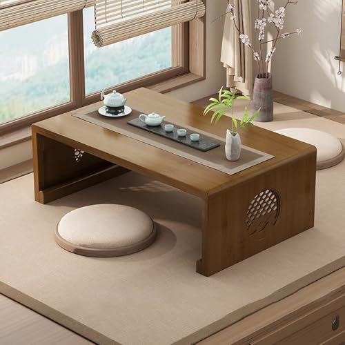 Table basse pliante en bois au design moderne et finitions soignées - 2