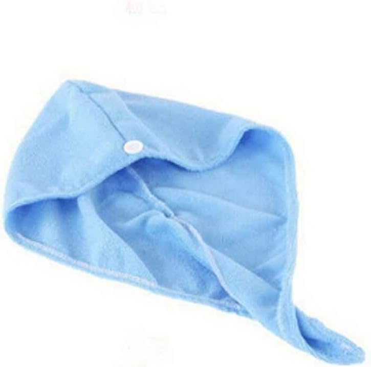 Hair Drying Hat,Hair Drying Towels,Hair TowelSoft Shower Cap Microfiber Bath Towel Hair Dry Quick Drying Lady Bath Towel Hat for Lady Man Turban Wrap Bathing Tools(Yellow)
