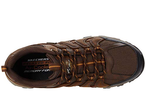 Skechers USA Men's mens Trail Oxfords, Brown, 8 M US