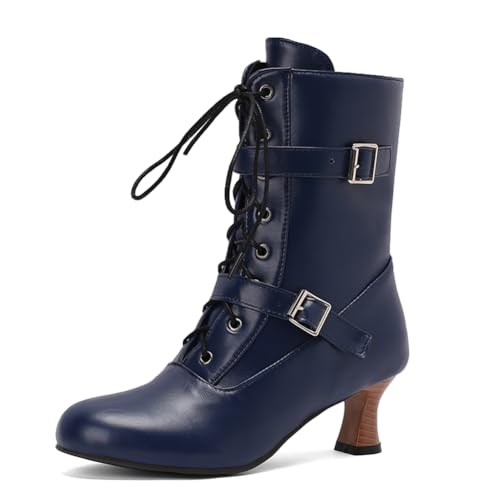 Bottines victoriennes bout rond PAYDVOIER : finies les douleurs aux pieds en talons moyens