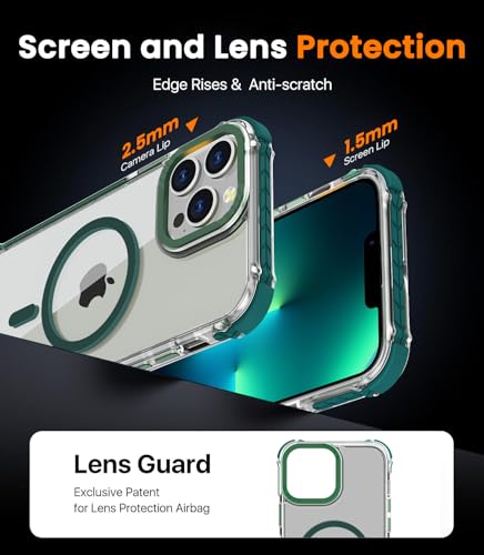 Coque solide iPhone 15 Pro Max mate et verte pour éviter les chocs et rayures - 7