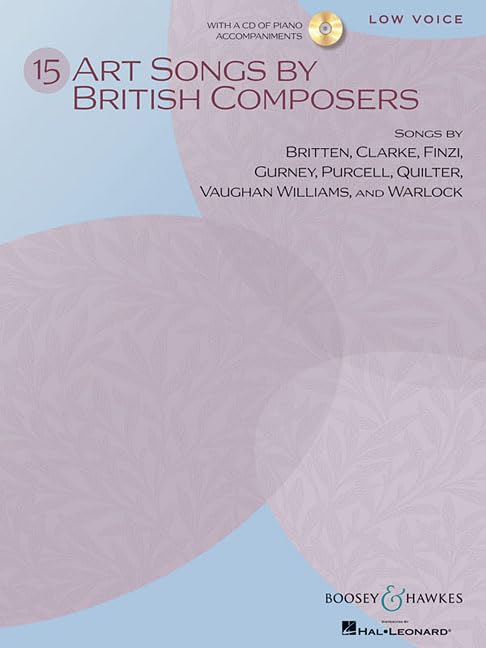 15 Art Songs by British Composers: low voice and piano. grave. Paperback – 1 Aug. 2011