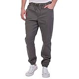 Unionbay Men's Stretch Twill Jogger Casual Relaxed Fit Pant (Military, Medium)