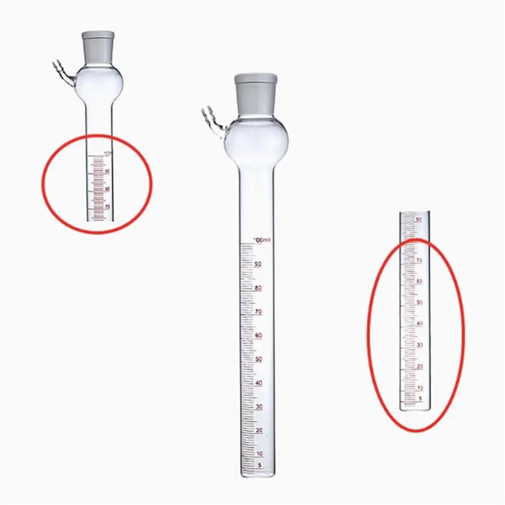 Attrezzature e forniture di laboratorio Pallone di distillazione a pressione in materiale al quarzo da 250 ml, dispositivo misurazione dell'intervallo in vetro