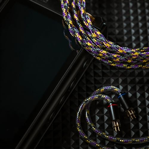 Image of Yongse 1947 Single Crystal Copper Silver Plated Earsphones Cable, 5N-0CC Copper Litz Upgrade Cable with Customizable Length, Professional Audiophile Design (3.5-2Pin 0.78)